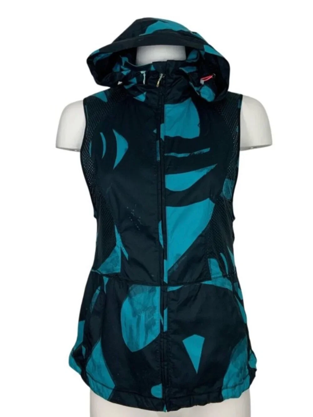Lululemon Pack It Vest 4 Back Spin Stroke Peacock Blue Black